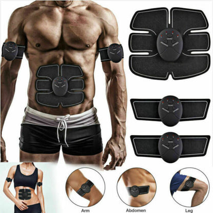 Entrenador abdominal EMS Belt ABS Fitness Estimulador de tóner muscular eléctrico