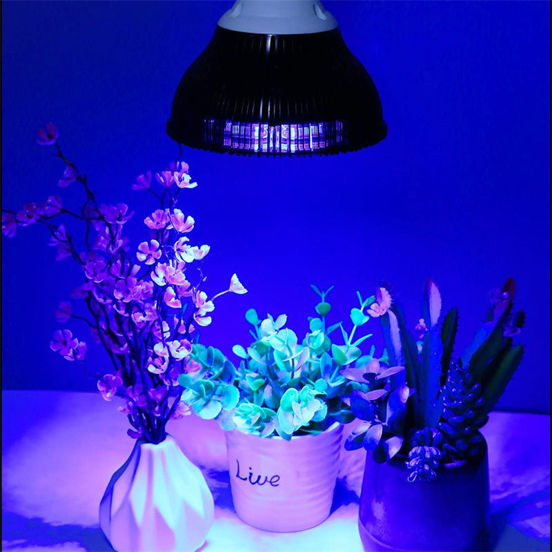 Luz LED para acuario PAR38, luz azul, 450-460nm, luz LED para pecera, luz para plantas acuáticas