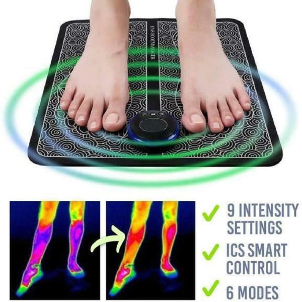 EMS Foot Massager Leg Reshaping Electric Deep Kneading Muscle Pain Relax Machine