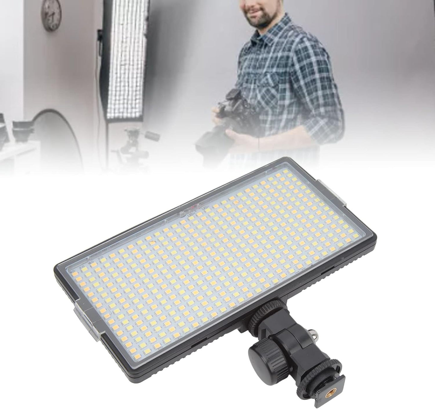 Multi Angle Adjustment Fill Light 416LED Video Light Compact and Convenient LED Fill Light for Photography and Live Streaming