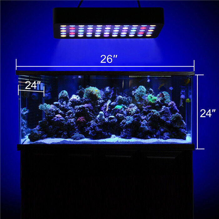 165W LED Aquarium Light Bluetooth Module Smart Control for Coral Reef Fish