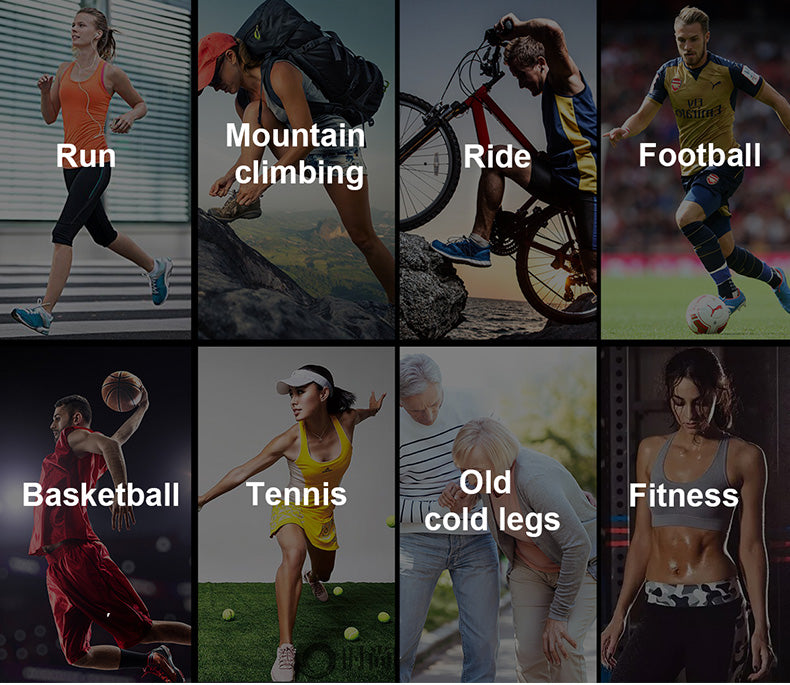Rodilleras de punto de compresión deportiva para correr, ciclismo, baloncesto, correas transpirables, rodilleras para Fitness al aire libre, rodilleras para montañismo