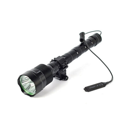 Super Bright Tactical LED Flashlight Lamp Torch+Pressure Switch+Mount Gun 6000LM