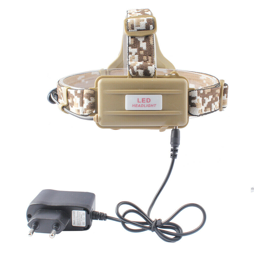 30000LM LED Headlamp Camouflage CREE XML T6 LED Headlight Torch