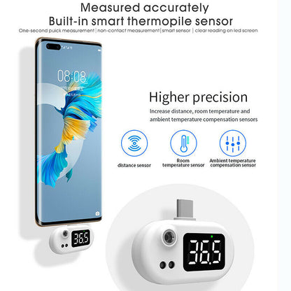 USB Mobile Phone Thermometer Portable USB Mini Infrared Fever Test