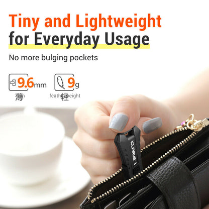 Mi2 Mini LED Keychain Rechargeable Flashlight Bright EDC Key Ring Light