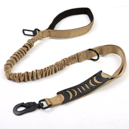 NEW Retractable Nylon Rope Dog Leash Tactical K9 for Large Dog Heavy Duty Coupler