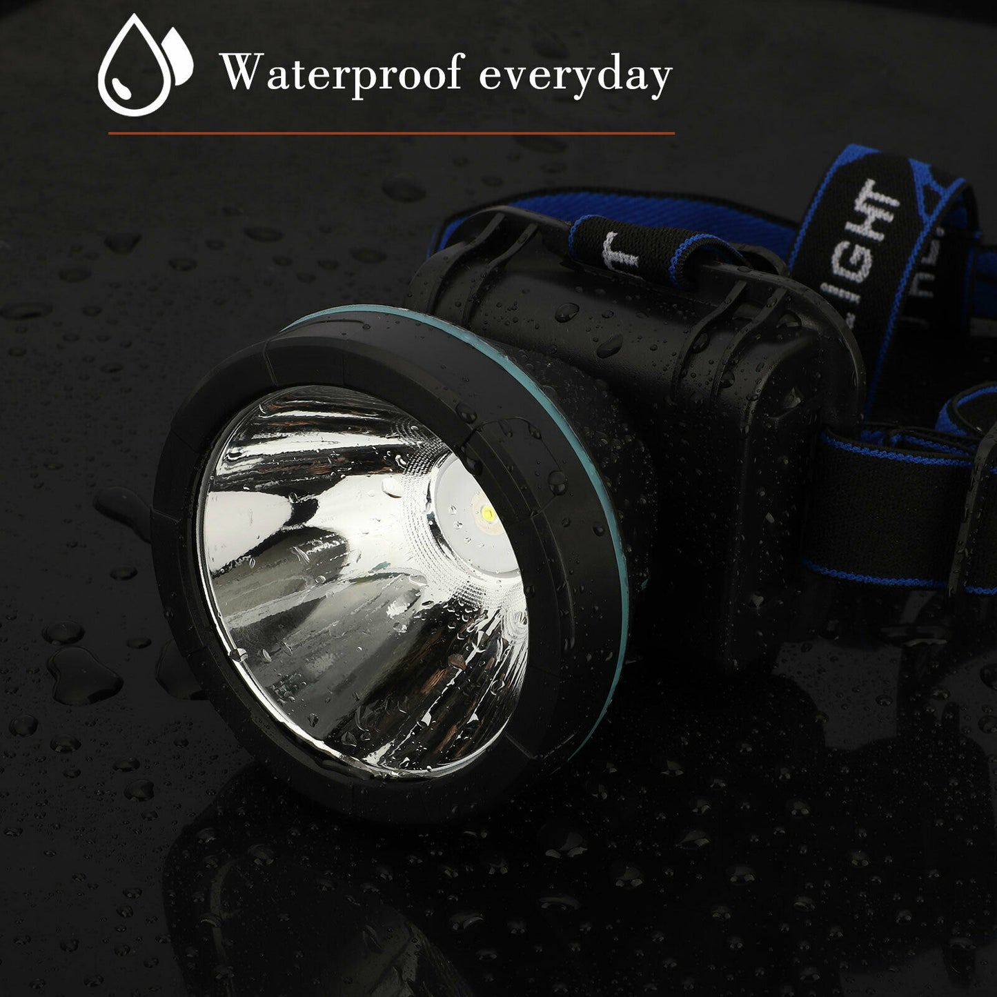 Super Bright LED Headlamp Rechargeable Headlight Torch 5000 Lumens for Hunting