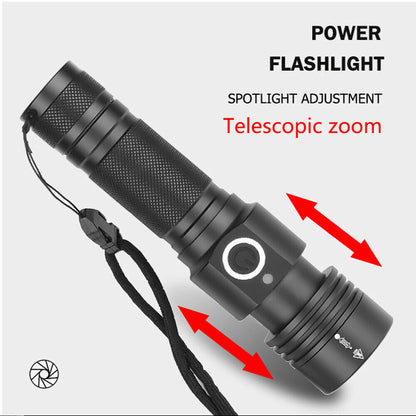 900000Lumens XHP50 Flashlight Magnetic Zoom LED USB Rechargeable 18650 Torch