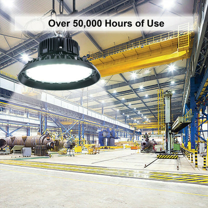 240 vatios de iluminación industrial de la bahía 5000K Warehouse de la luz LED del UFO alta