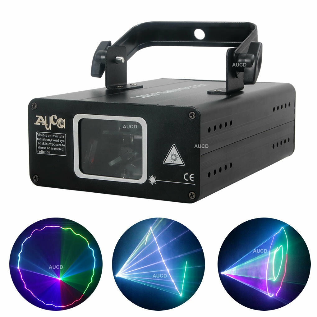 500mW RGB DMX DJ Party Show Stage Beam Animation Scan Projector Laser Lighing