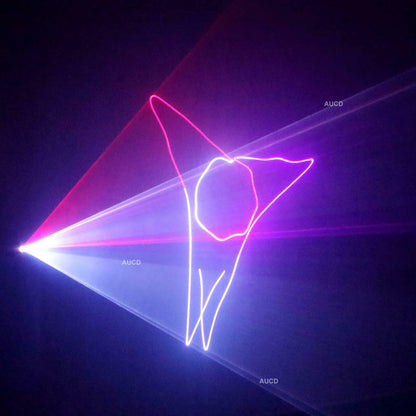 500mW RGB DMX DJ Party Show Stage Beam Animation Scan Proyector Iluminación láser