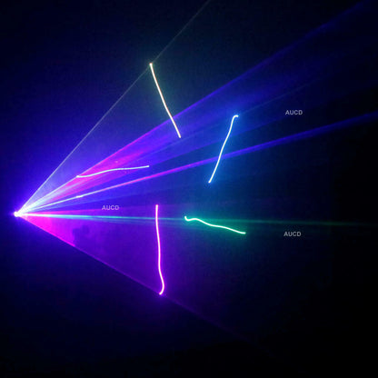 500mW RGB DMX DJ Party Show Stage Beam Animation Scan Projector Laser Lighing