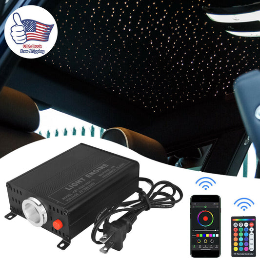 Car Roof Headliner Star Light Kit RGB LED 300x Fiber Optic Bluetooth APP Control