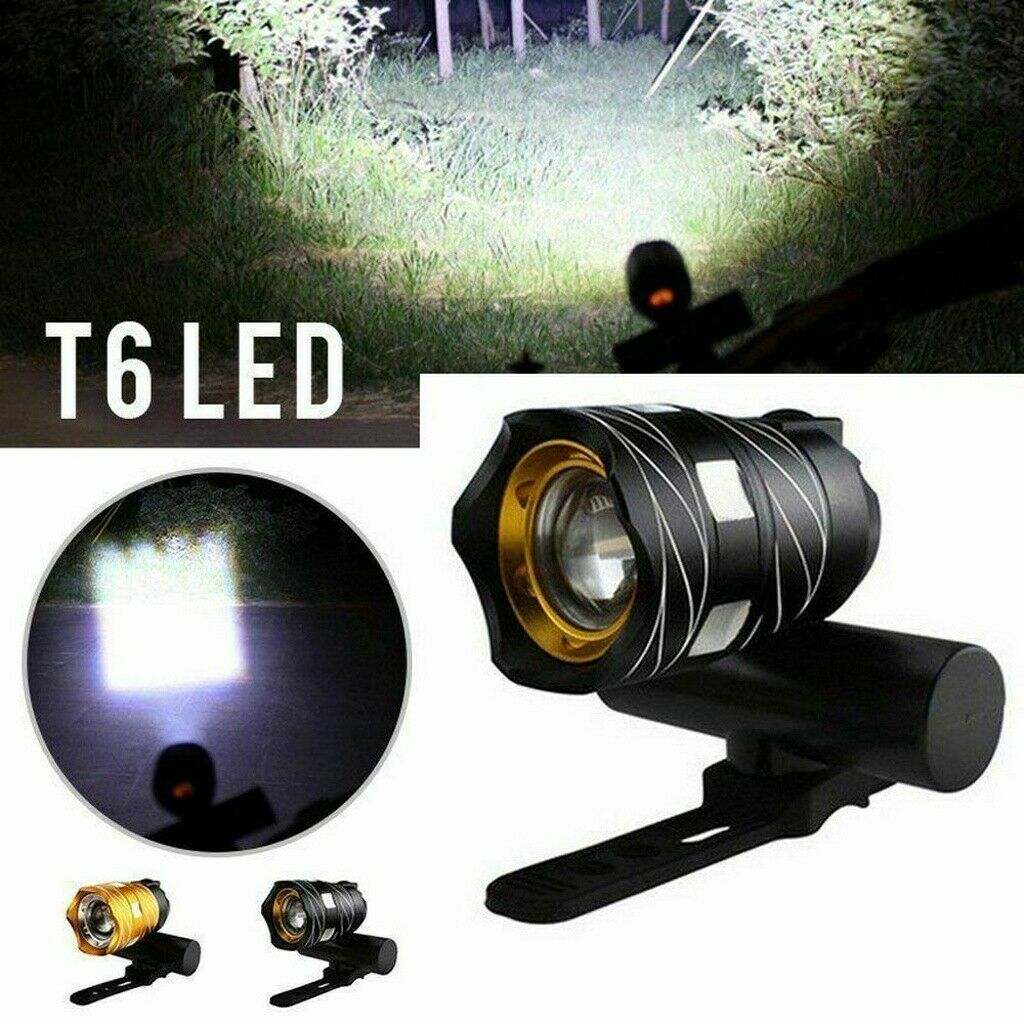 MTB Bike 15000LM Rechargeable XM-L T6 LED Bicycle Light Front Headlight w/USB