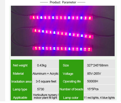50W Full Spectrum LED Plant Grow Light Indoor Phyto Lamp Fitolamp SMD5730 Plants Growing Fitolampy Seed Flower Tent LED Lights