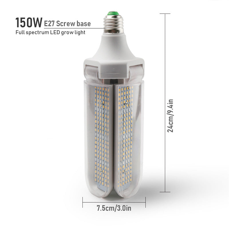 Full Spectrum 150W LED Grow Light E27 Bulb Lamp 360° illuminate Phytolamp For Indoor Greenhouse Plant Flower Vegs Seed Tent Box