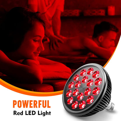Red Light Therapy for Face and Body Use Red Light Therapy Bulb for Skin and Muscle Relax