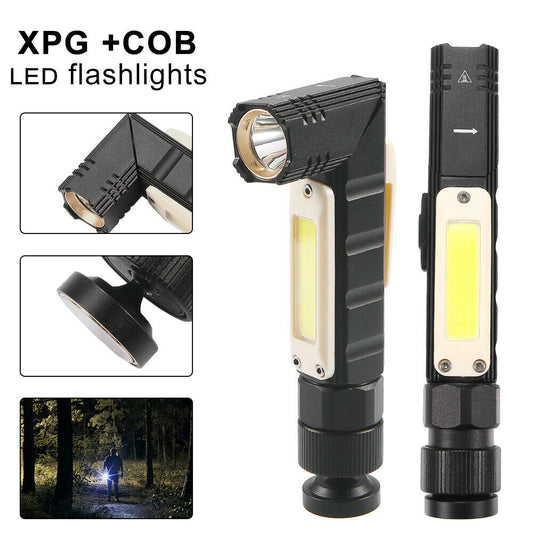 USB wiederaufladbare magnetische Camping-Arbeitsleuchte, Taschenlampe, LED-COB-Taschenlampe, Scheinwerfer