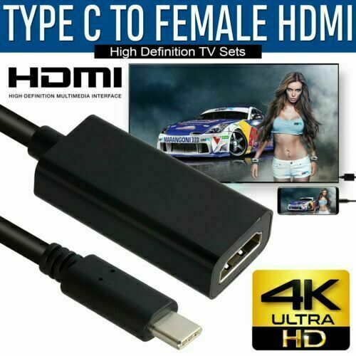 Adaptador USB-C tipo C a HDMI Cable USB 3.1 para tableta de teléfono Android MHL
