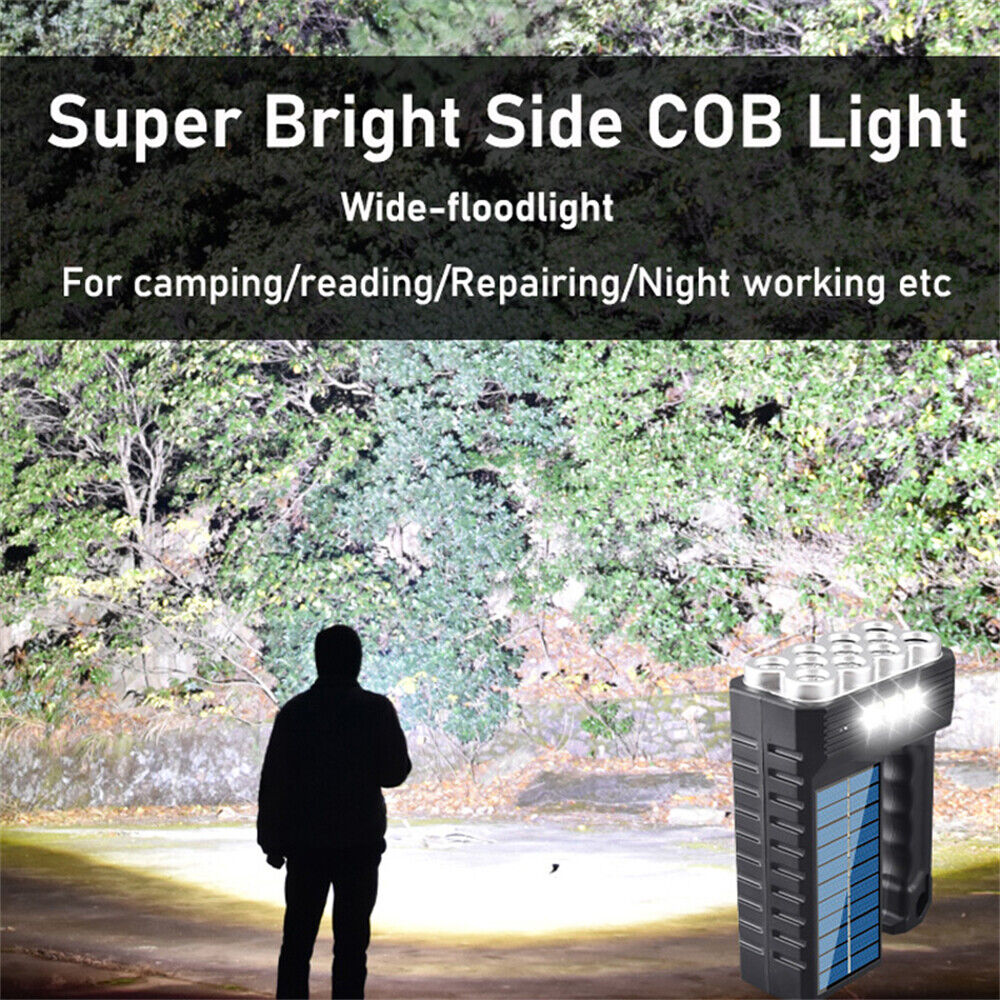 Super Bright LED Searchlight Portable Rechargeable Spotlight Handheld Flashlight
