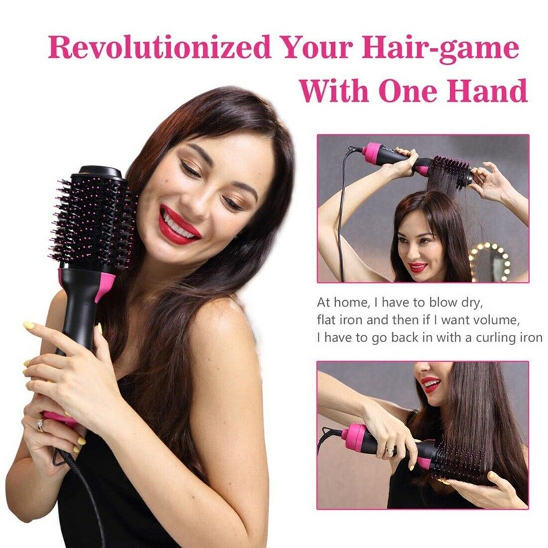 4 in1 Hair Dryer and Styler Volumizer Perfect for Fast Drying, Blowing Styling