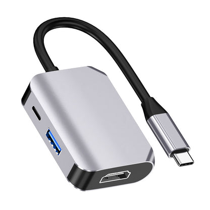 USB-C Multifunction Type-C TO HDMI+VGA+USB3.0+PD Adapter