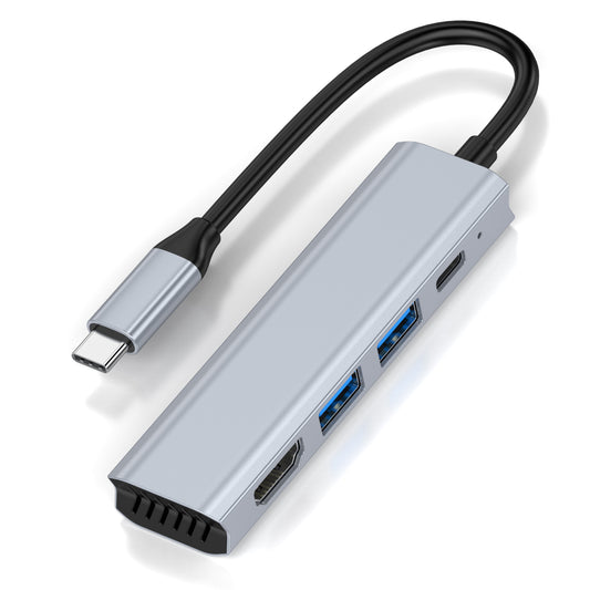 Neuer 4-in-1-Typ-C-zu-HDMI+USB3.0+USB2.0+PD-Adapter 