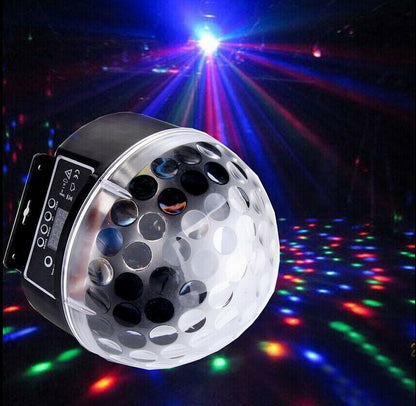 Disco DJ Stage Lighting RGB Crystal Magic Ball Effect Light DMX512 Digital LED RGB Crystal Magic Ball Effect Light for Xmas Party