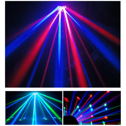 30W Sound Active LED Laser Stage Light Effect RGBW Show Disco DJ Party Bar Club