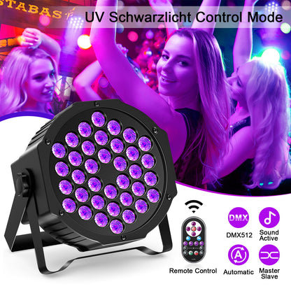 36LEDs UV Remote Control Par Lamp Wash Lamp Purple Effect Lamp Stage Lamp KTV Bar