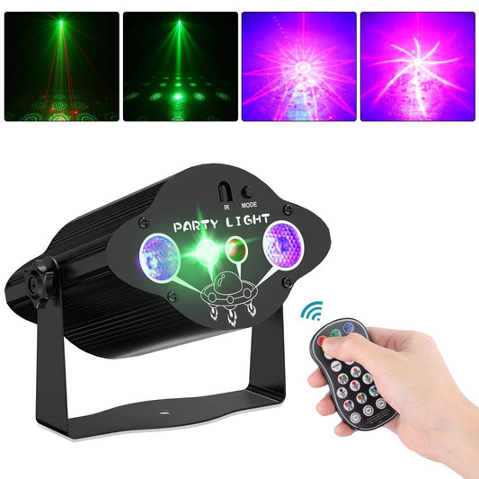 3 in 1 Patterns LED Projector Light Stage Lighting RGB Party DJ Disco Lights