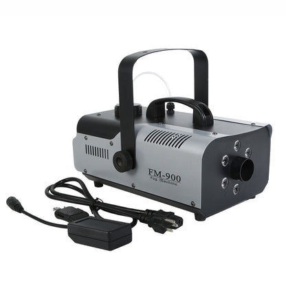 900W Smoke Fog Machine w/ RGB LED Light Remote Control Stage DJ Smoke Fogger