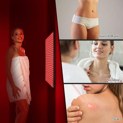 60W Body Red Light Therapy Devices in Deep Red 660nm for Face Body Skin
