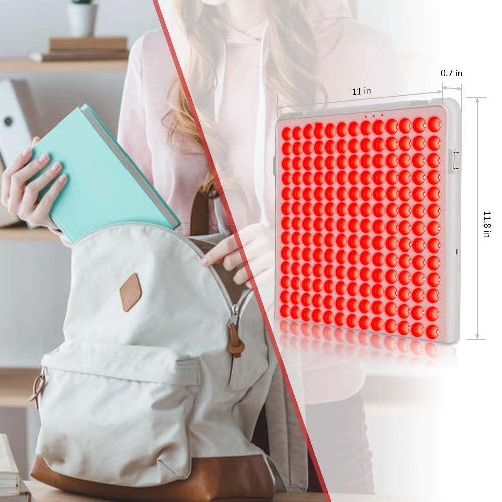 24W Red Light Device 168LEDs Serfory Deep Red Light 660nm for Face and Skin