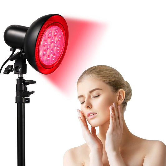 Lámpara LED de terapia de luz roja para juego de luces de cultivo de 660 nm con soporte