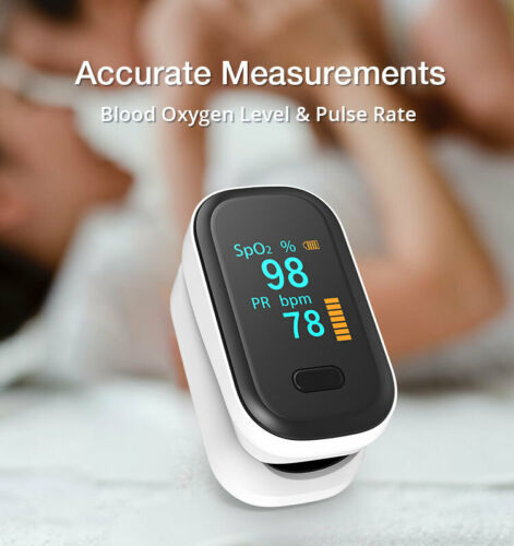OLED Fingertip Pulse Oximeter Blood Oxygen Saturation SPO2 Heart Rate Monitor