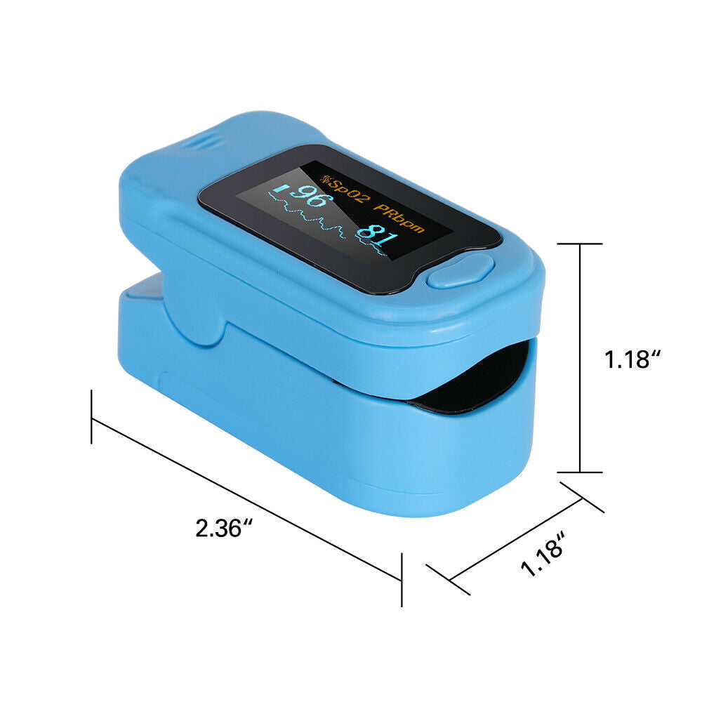 OLED Finger Tip Pulse Oximeter O2 SPO2 PR Blood Oxygen Heart Rate Monitor