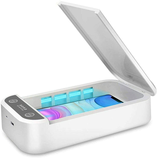 UVC-Telefon-Desinfektionsgerät, tragbarer Handy-Reiniger, UV-Licht-Desinfektionsbox mit Aroma-Funktion für Make-up-Werkzeuge, Brillen, Masken, Schlüssel
