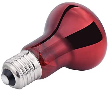 Infrared Heating Lamp/Light/Bulb 110v E27 Basking Spot Light Bulbs for Reptile and Amphibian as Bearded Dragons Turtles Ball Pythons Red