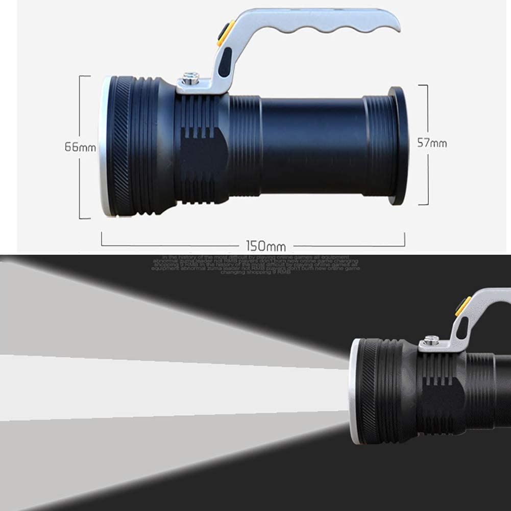 8000LM Handheld lamp Searchlight Rechargeable LED Flashlight Waterproof Fishing Lanterns Hunting Torch
