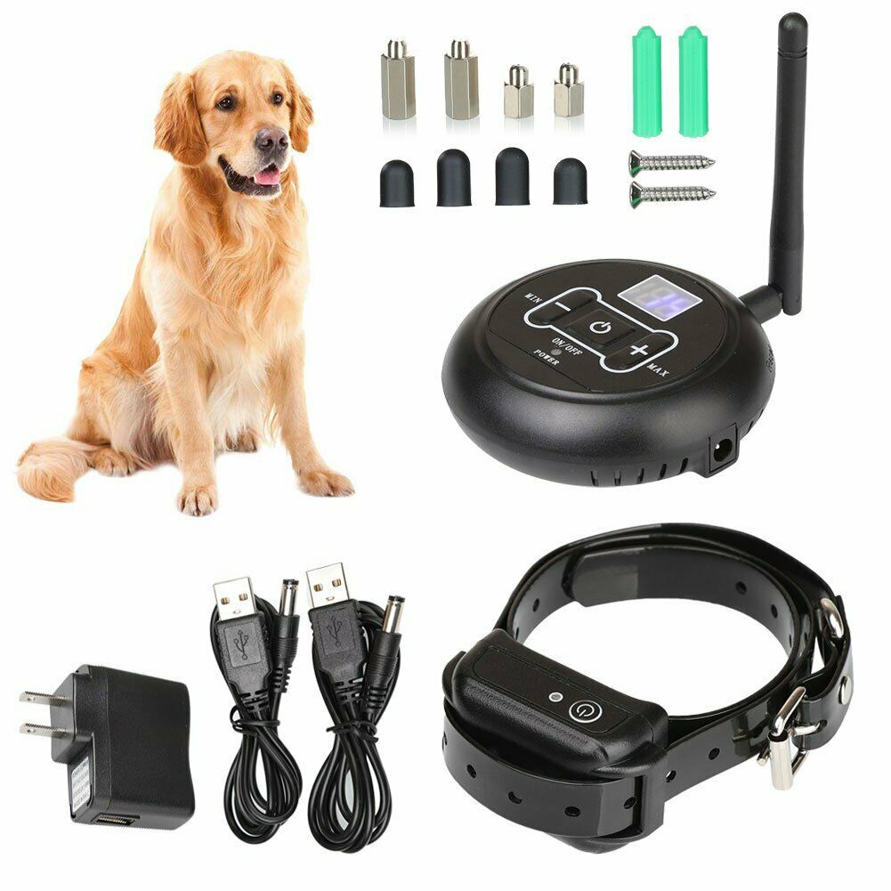 Wireless Electric Dog Fence Waterproof Containment System Shock Collar For Dog