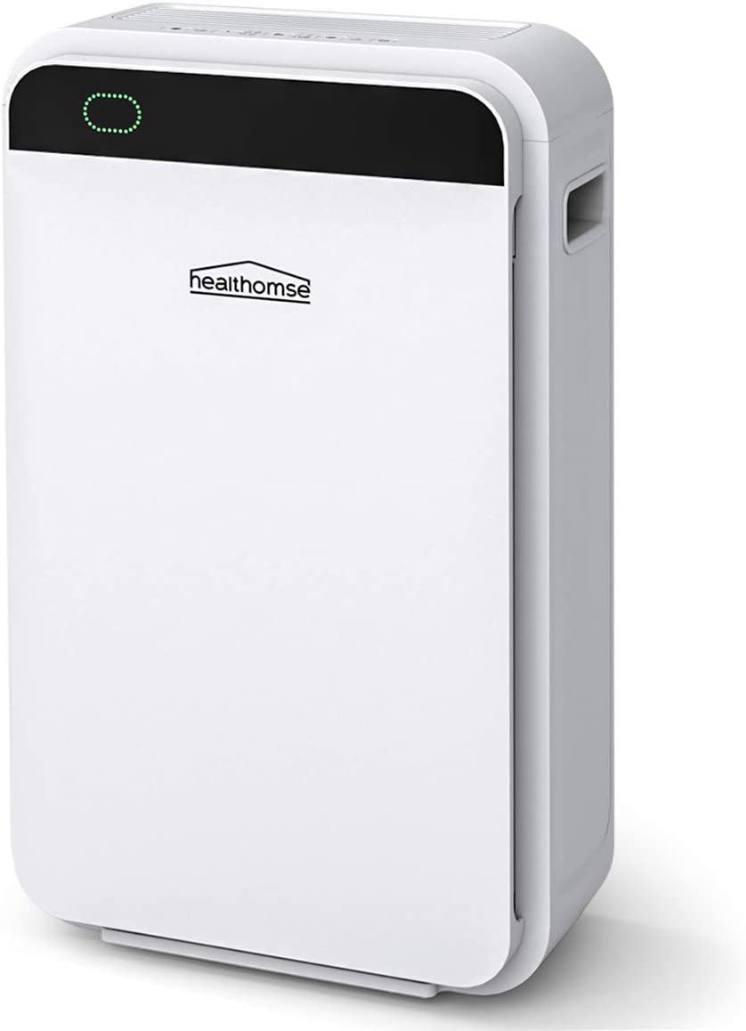 Purificador de aire para el hogar Limpiador de filtro HEPA verdadero con prefiltro lavable Modo AUTO de 24 dB y modo de suspensión, filtros de alta eficiencia 3 en 1