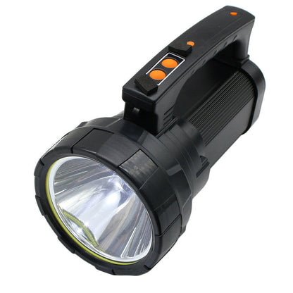 Portable Spotlight Bright Searchlight Handheld Rechargeable LED Flashlight