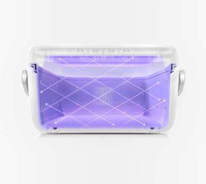 Portátil de secado inteligente para biberones de viaje, caja esterilizadora LED UVC, tasa de esterilización T5 
