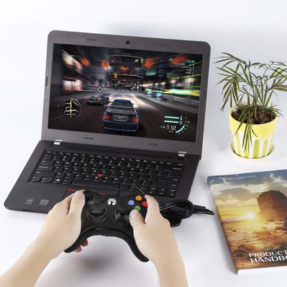 Controlador de juego USB con cable Joystick para Microsoft Xbox 360 / PC Windows XP 7 8 10