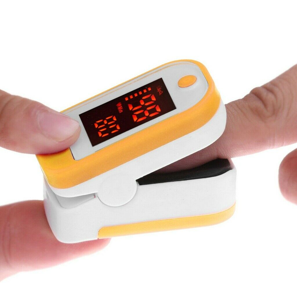 Oxímetro SpO2 de pulso para la yema del dedo, monitor de ritmo cardíaco y oxígeno en sangre, oxímetro cardiotacómetro