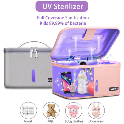 Bolsa esterilizadora UV multifunción portátil, esterilizador de botellas, bolsa de desinfección UV