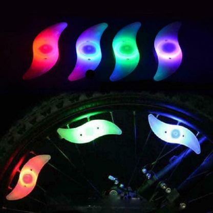 4 Packs Valve Stem LED CAP for Bike Bicycle Car Motorcycle Wheel Tire Light lamp