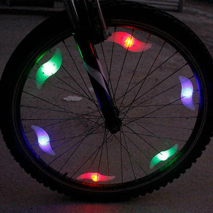 4 Packs Valve Stem LED CAP for Bike Bicycle Car Motorcycle Wheel Tire Light lamp